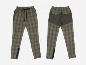 sunsea サンシー Transfer Flannel Check pant+